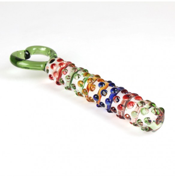 Mizzzee Colorful Love Key Crystal Dildo